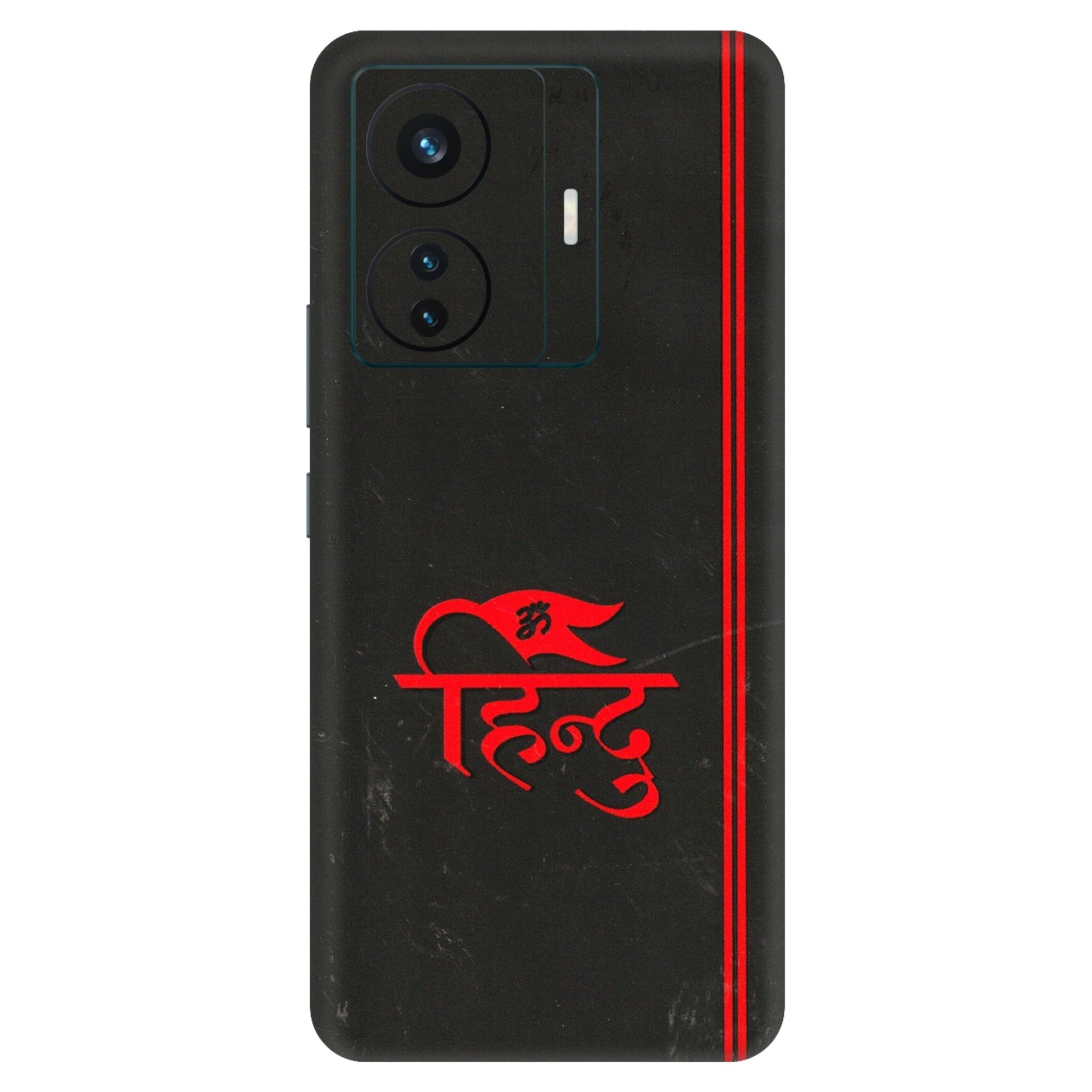 VIVO Z/V/X/T/U/S Series Phone Skins (All Models) - Hindu Black - 3D Embossed Finish (L-153) Vivo T1 Pro (5G)