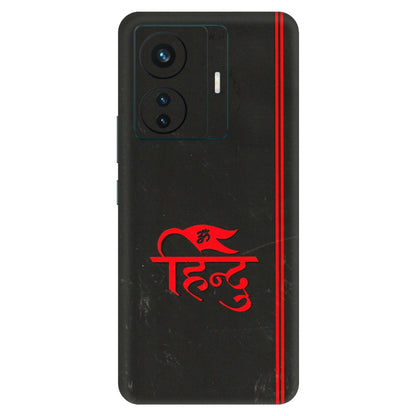 VIVO Z/V/X/T/U/S Series Phone Skins (All Models) - Hindu Black - 3D Embossed Finish (L-153) Vivo T1 Pro (5G)