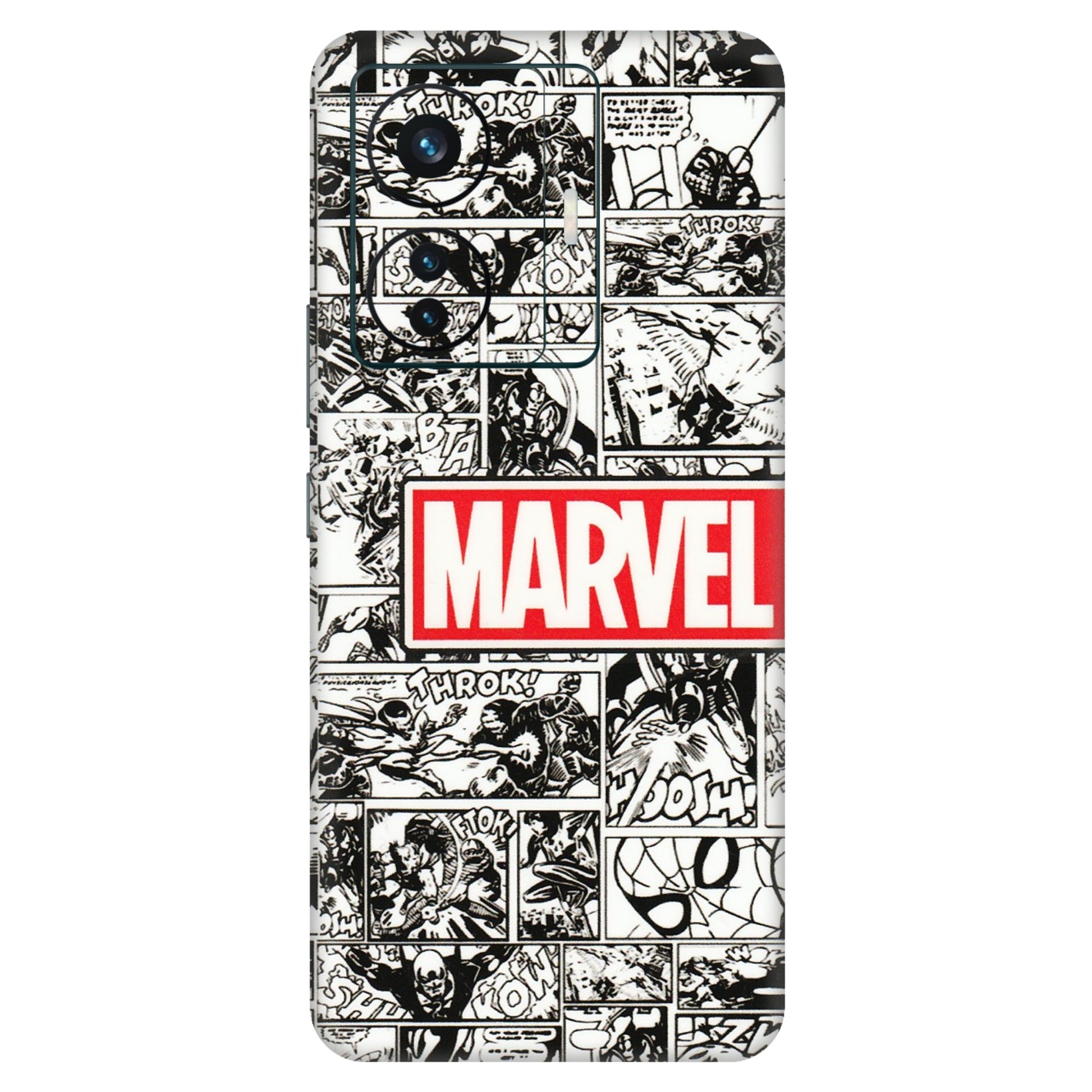 VIVO Z/V/X/T/U/S Series Phone Skins (All Models) - Marvel Comic - 3D Embossed Finish (L-171) Vivo T1 Pro (5G)