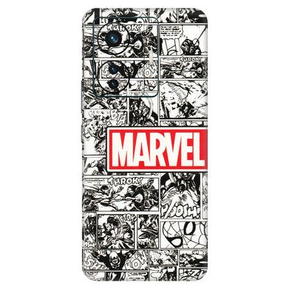 VIVO Z/V/X/T/U/S Series Phone Skins (All Models) - Marvel Comic - 3D Embossed Finish (L-171) Vivo T1 Pro (5G)
