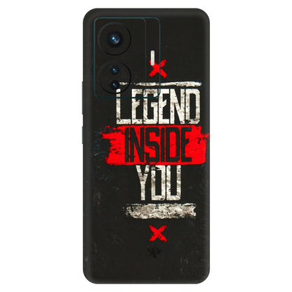 VIVO Z/V/X/T/U/S Series Phone Skins (All Models) - Legend Inside You - 3D Embossed Finish (L-186) Vivo T1 Pro (5G)