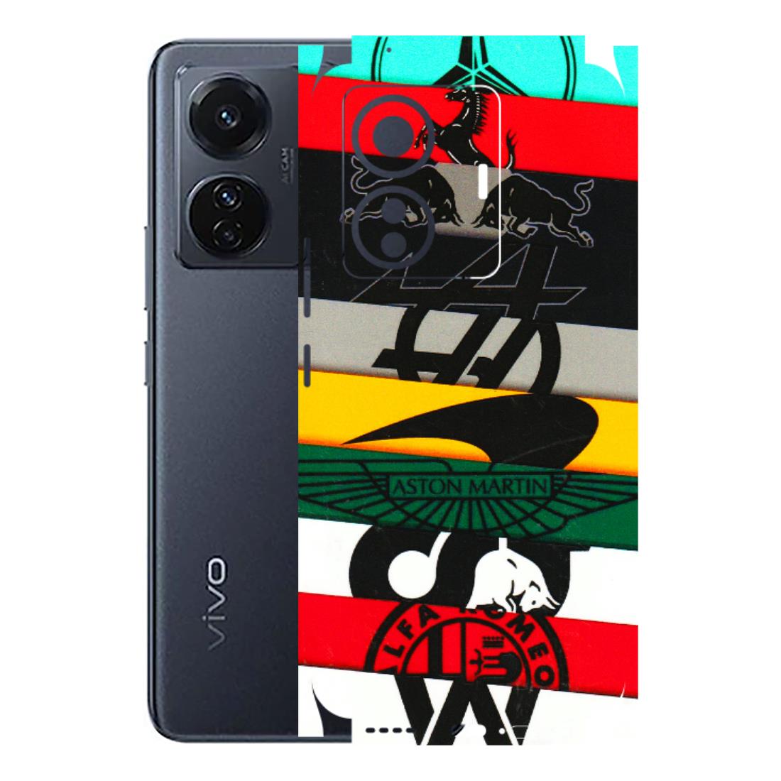 VIVO Z/V/X/T/U/S Series Phone Skins (All Models) - Multi Designer Brands - 3D Embossed Finish (L-187) Vivo T1 Pro (5G)