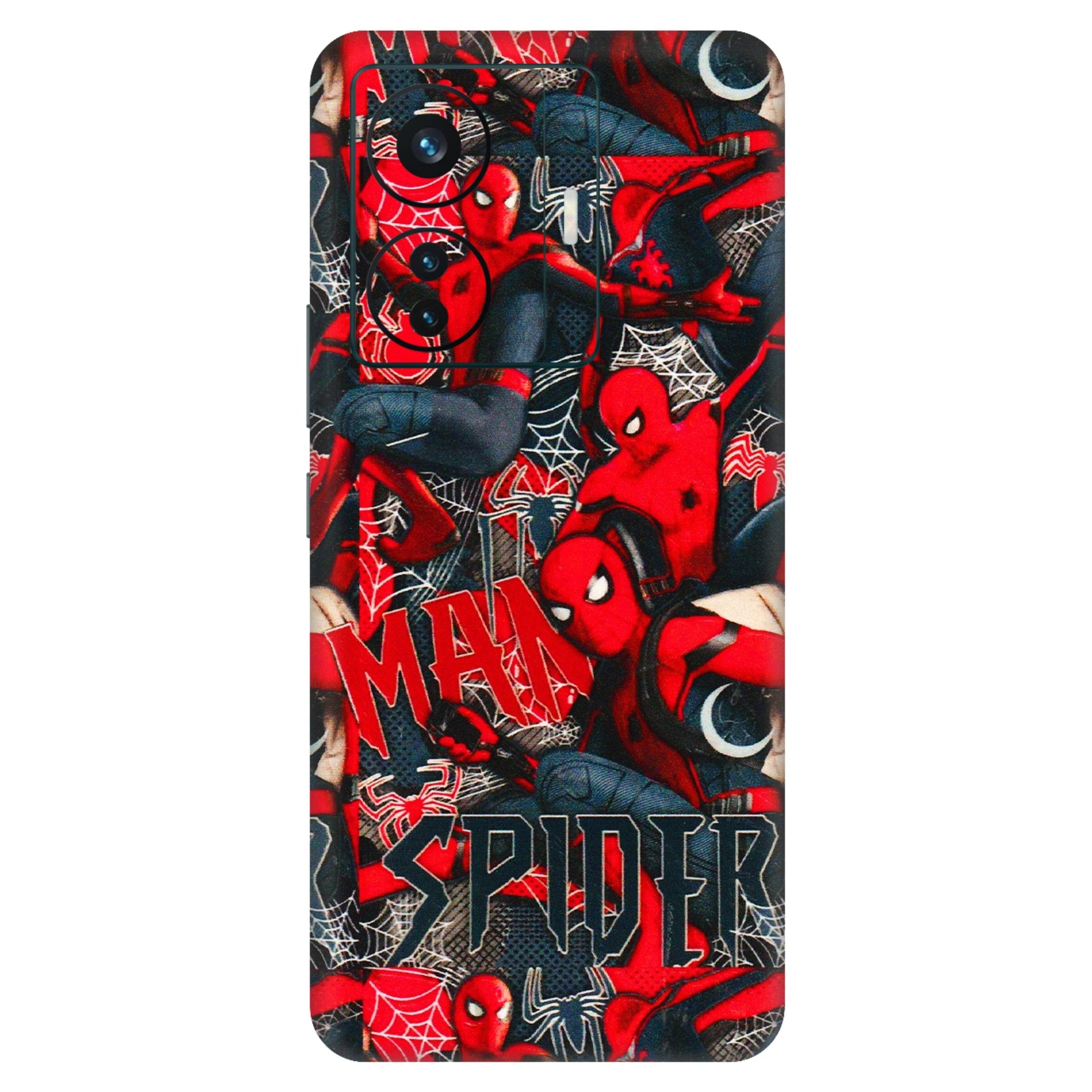 VIVO Z/V/X/T/U/S Series Phone Skins (All Models) - SpiderMan Cool - 3D Embossed Finish (L-188) Vivo T1 Pro (5G)