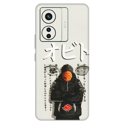 VIVO Z/V/X/T/U/S Series Phone Skins (All Models) - Obito Anime Eye - 3D Embossed Finish (L-19) Vivo T1 Pro (5G)
