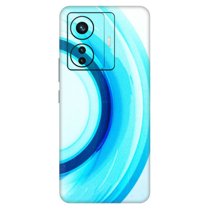VIVO Z/V/X/T/U/S Series Phone Skins (All Models) - The Blue Curve - 3D Embossed Finish (L-244) Vivo T1 Pro (5G)