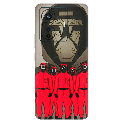 VIVO Z/V/X/T/U/S Series Phone Skins (All Models) - Squid Game Hero - 3D Embossed Finish (L-245) Vivo T1 Pro (5G)