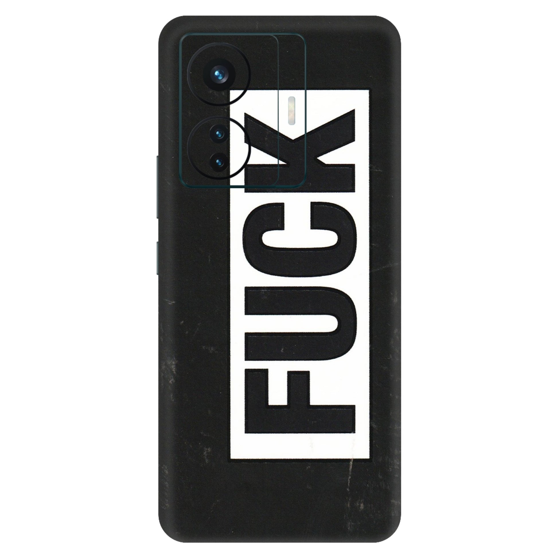 VIVO Z/V/X/T/U/S Series Phone Skins (All Models) - The F Word - 3D Embossed Finish (L-255) Vivo T1 Pro (5G)