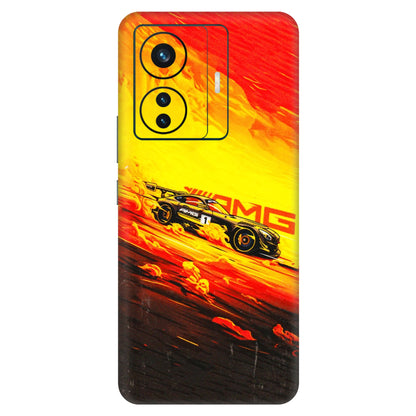 VIVO Z/V/X/T/U/S Series Phone Skins (All Models) - AMG Car Speed Cover - 3D Embossed Finish (L-256) Vivo T1 Pro (5G)
