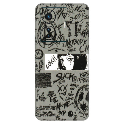 VIVO Z/V/X/T/U/S Series Phone Skins (All Models) - Never Have Love Anime - 3D Embossed Finish (L-260) Vivo T1 Pro (5G)