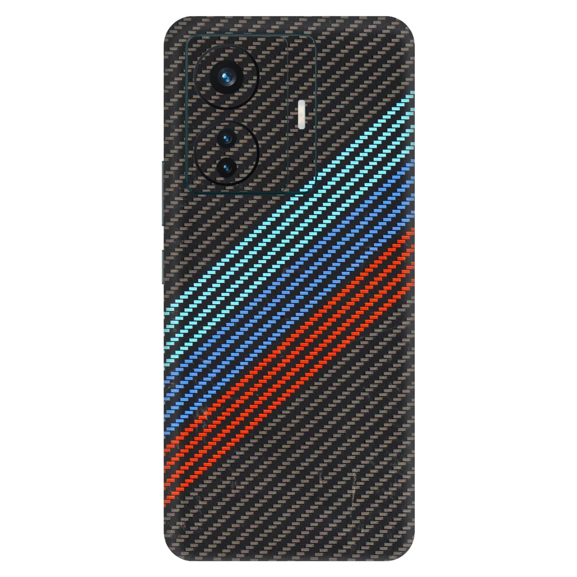 VIVO Z/V/X/T/U/S Series Phone Skins (All Models) - Carbon BM - 3D Embossed Finish (L-302) Vivo T1 Pro (5G)