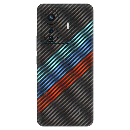 VIVO Z/V/X/T/U/S Series Phone Skins (All Models) - Carbon BM - 3D Embossed Finish (L-302) Vivo T1 Pro (5G)