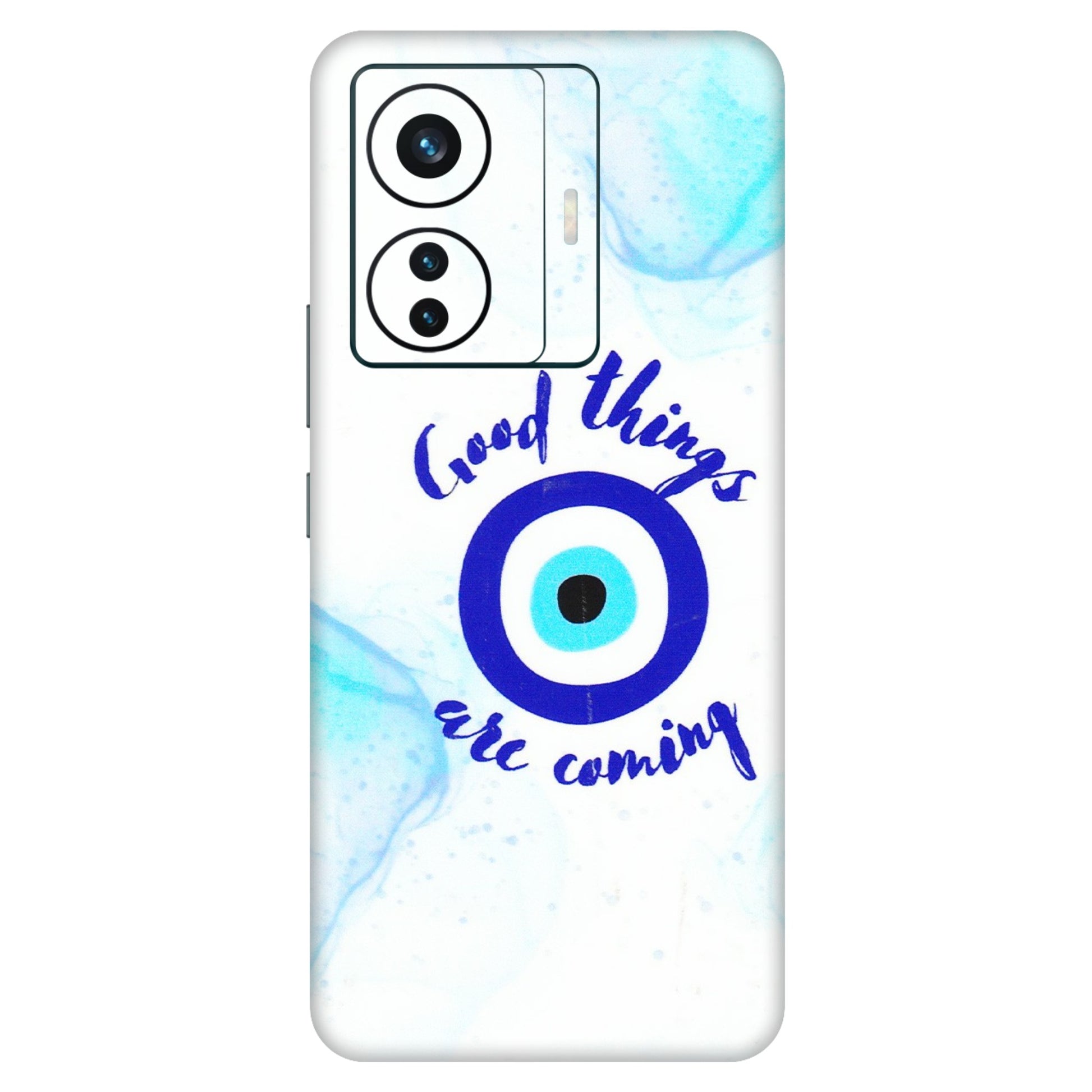 VIVO Z/V/X/T/U/S Series Phone Skins (All Models) - Evil Eye Good Things Are Coming - 3D Embossed Finish (L-322) Vivo T1 Pro (5G)