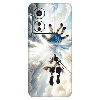 VIVO Z/V/X/T/U/S Series Phone Skins (All Models) - Big Hand With Monkey King - 3D Embossed Finish (L-323) Vivo T1 Pro (5G)