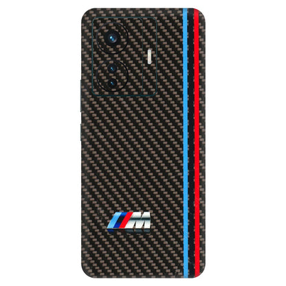 VIVO Z/V/X/T/U/S Series Phone Skins (All Models) - BM Carbon Fiber Feels - 3D Embossed Finish (L-38) Vivo T1 Pro (5G)