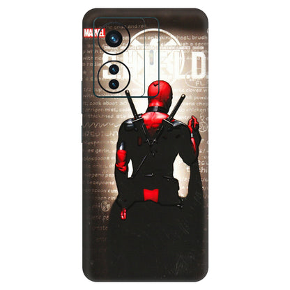 VIVO Z/V/X/T/U/S Series Phone Skins (All Models) - Deadpool - 3D Embossed Finish (L-56) Vivo T1 Pro (5G)