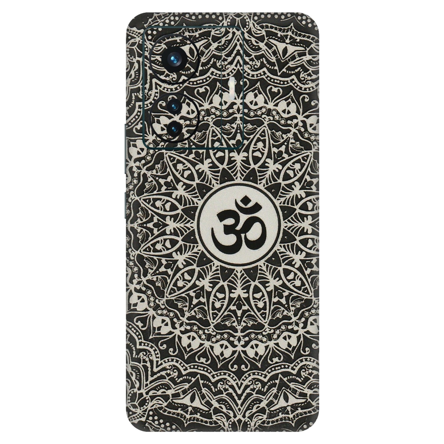 VIVO Z/V/X/T/U/S Series Phone Skins (All Models) - Aum Elegant Mandala - 3D Embossed Finish (L-62) Vivo T1 Pro (5G)