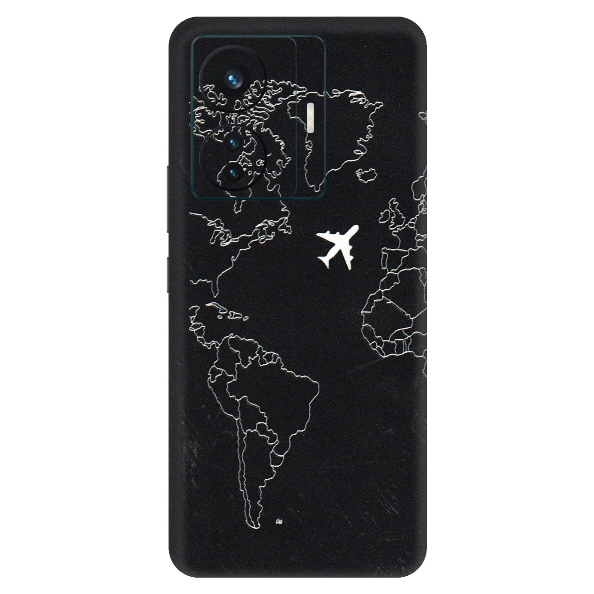 VIVO Z/V/X/T/U/S Series Phone Skins (All Models) - Never Ending Travel - 3D Embossed Finish (L-79) Vivo T1 Pro (5G)