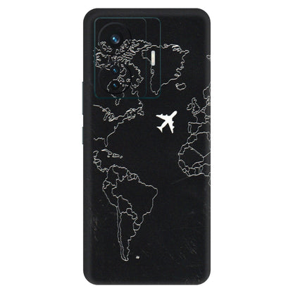 VIVO Z/V/X/T/U/S Series Phone Skins (All Models) - Never Ending Travel - 3D Embossed Finish (L-79) Vivo T1 Pro (5G)