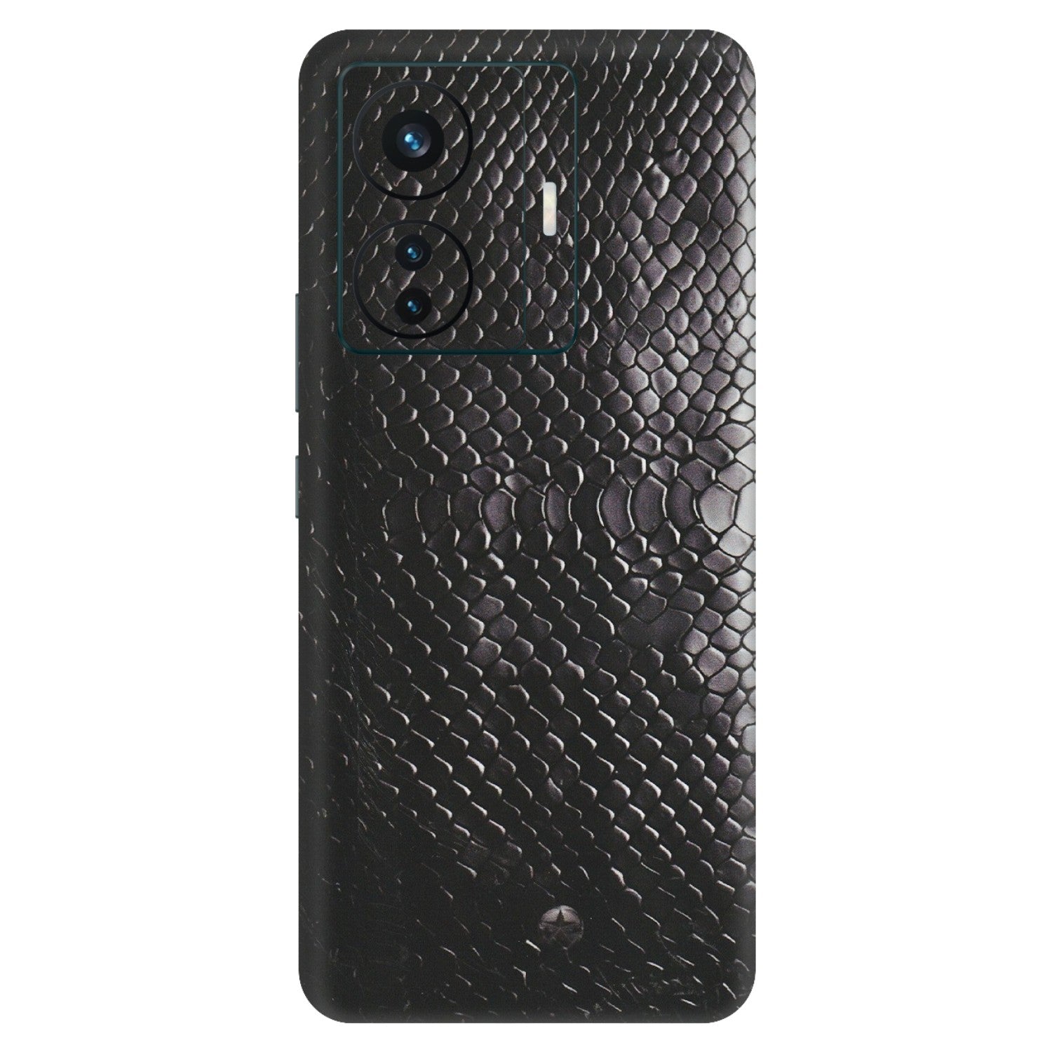 VIVO Z/V/X/T/U/S Series Phone Skins (All Models) - Black Snack Leather - Matte Finish (M-147) Vivo T1 Pro (5G)