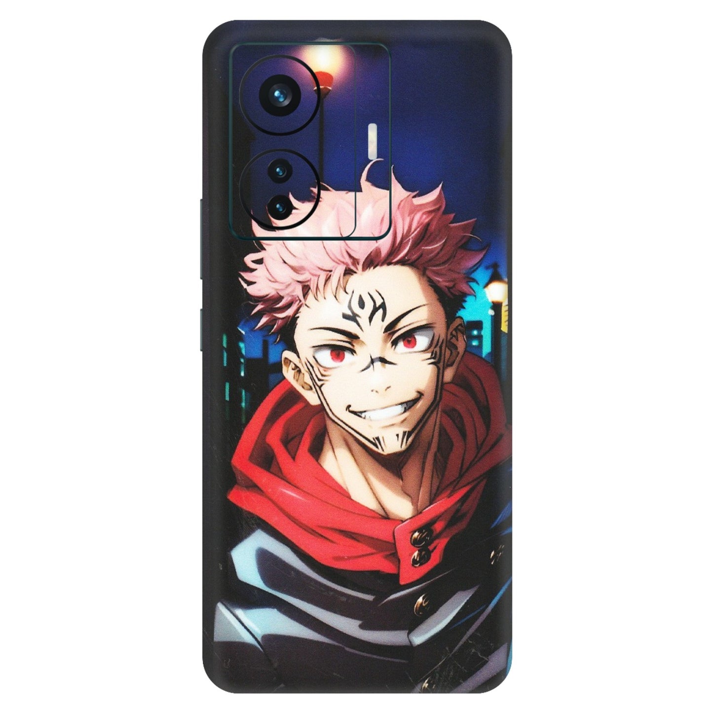 VIVO Z/V/X/T/U/S Series Phone Skins (All Models) - Yuji Itadori Funny Face Anime - Matte Finish (M-152) Vivo T1 Pro (5G)