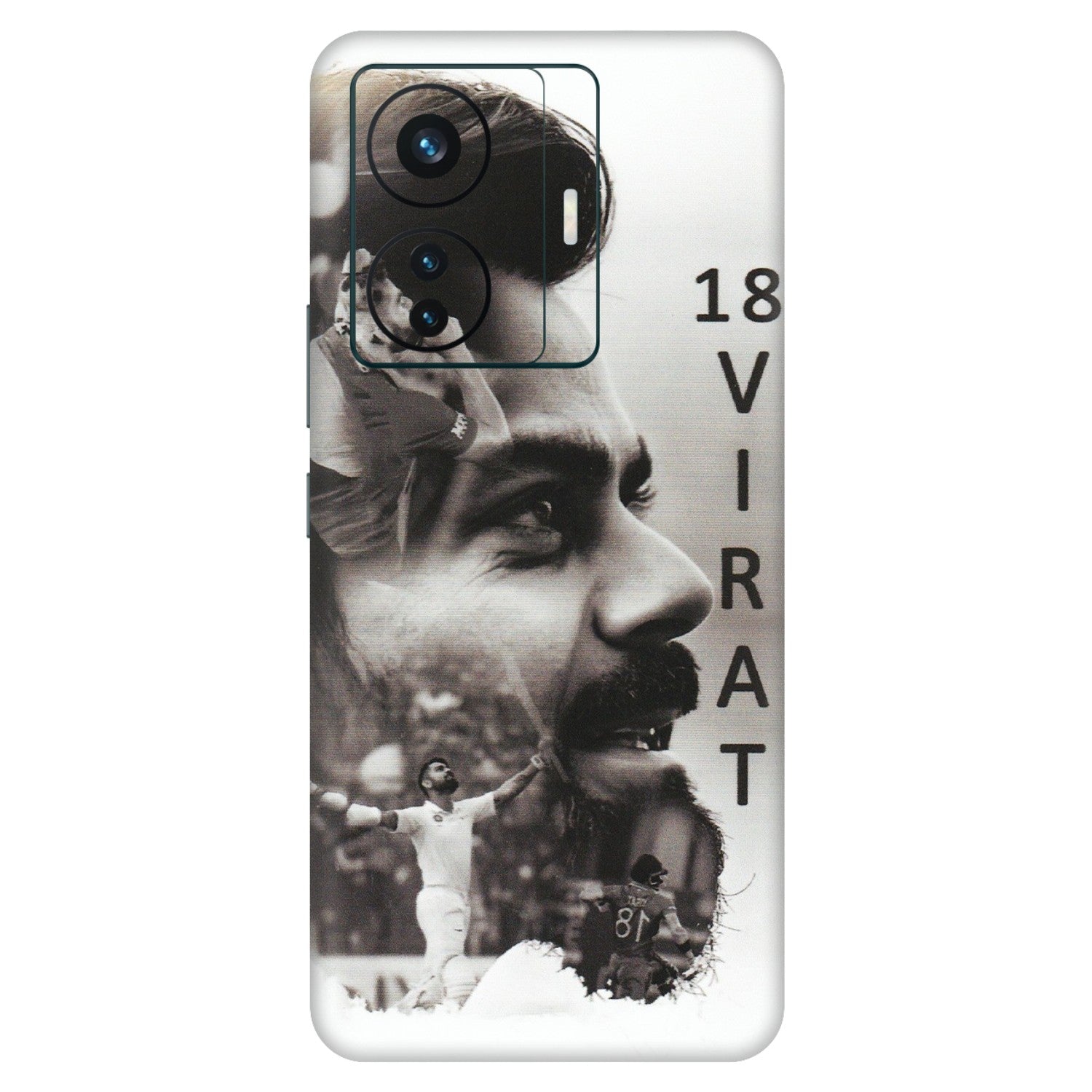 VIVO Z/V/X/T/U/S Series Phone Skins (All Models) - Virat Kohli Cricketer - Matte Finish (M-163) Vivo T1 Pro (5G)