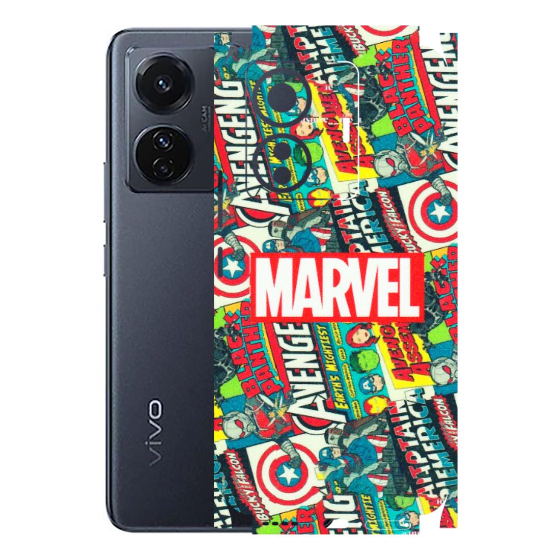 VIVO Z/V/X/T/U/S Series Phone Skins (All Models) - Marvel Comic Lover - Matte Finish (M-30) Vivo T1 Pro (5G)