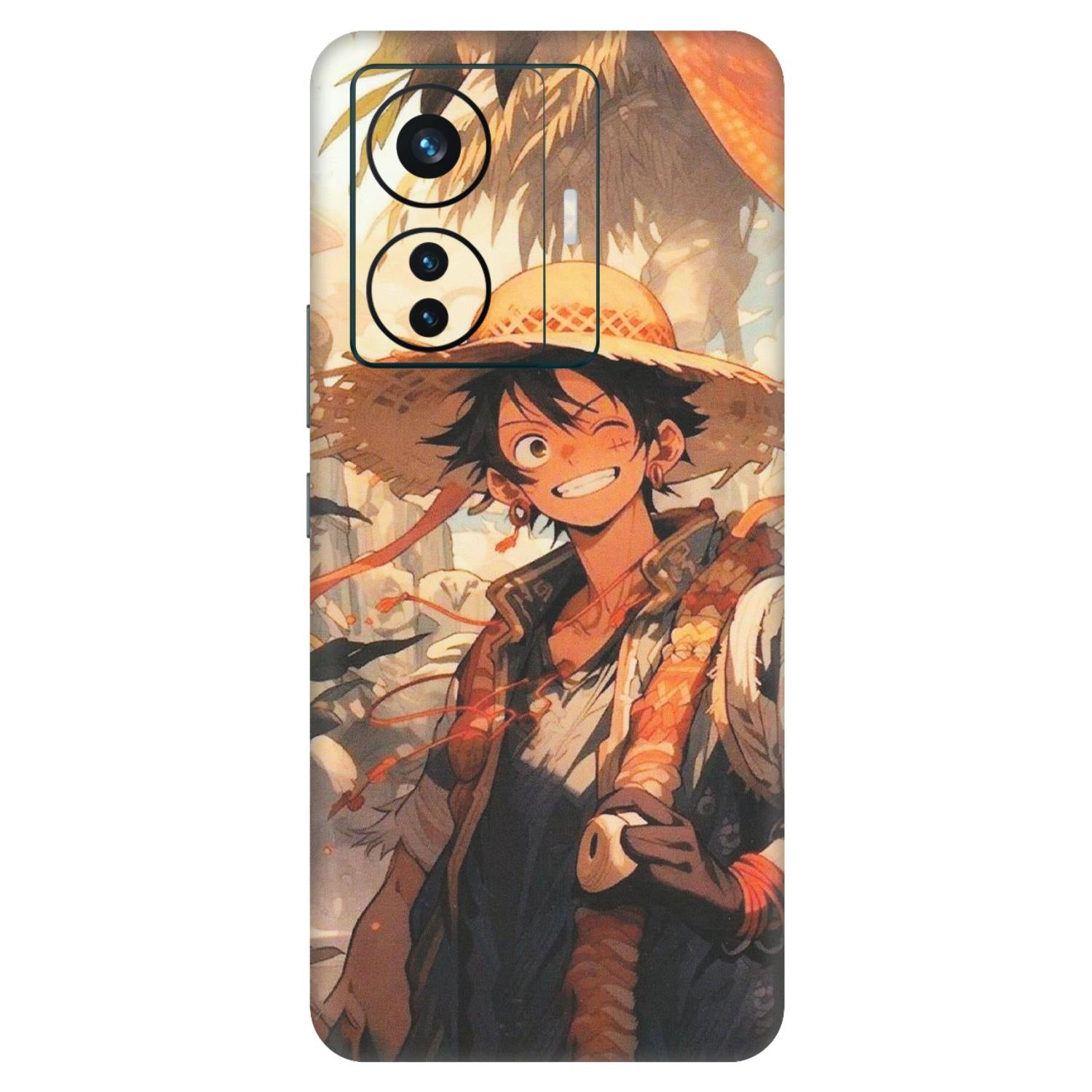 VIVO Z/V/X/T/U/S Series Phone Skins (All Models) - Anime Character Smile - Matte Finish (M-33) Vivo T1 Pro (5G)