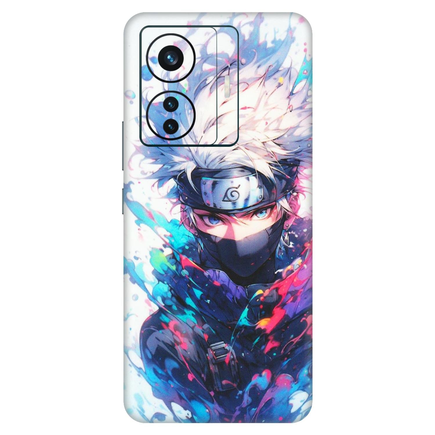 VIVO Z/V/X/T/U/S Series Phone Skins (All Models) - Naruto Face Mask - Matte Finish (M-03) Vivo T1 Pro (5G)