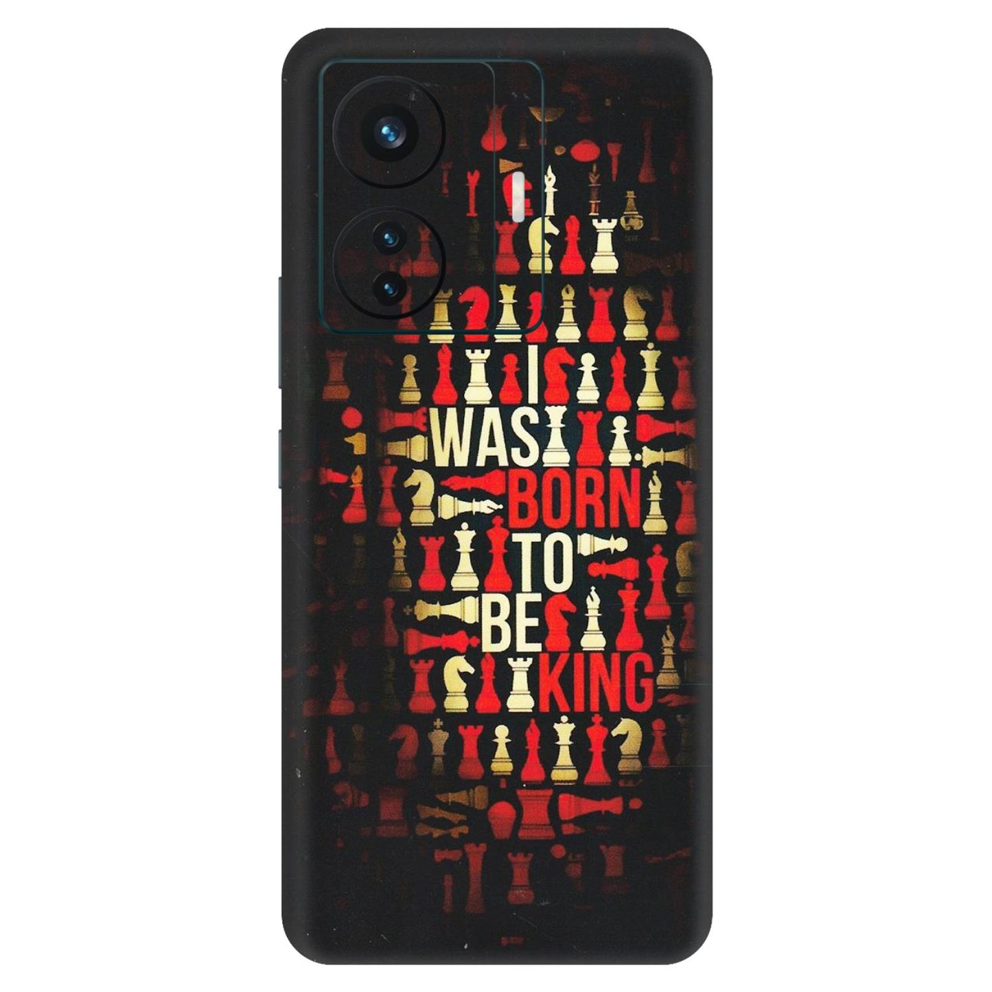 VIVO Z/V/X/T/U/S Series Phone Skins (All Models) - Born To Be King - Matte Finish (M-73) Vivo T1 Pro (5G)