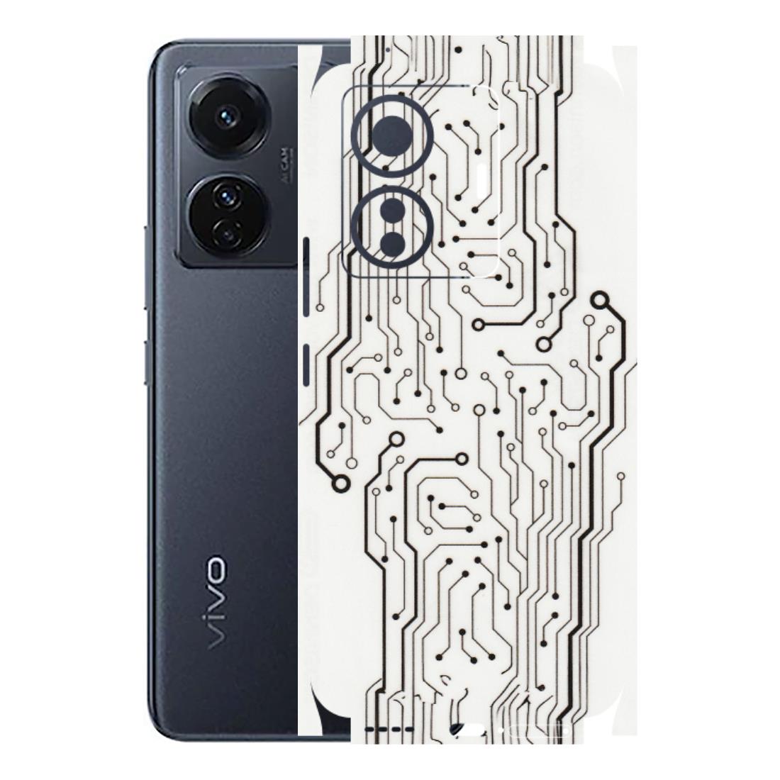 VIVO Z/V/X/T/U/S Series Phone Skins (All Models) - Tech Circuits - Transparent Finish (T-03) Vivo T1 Pro (5G)