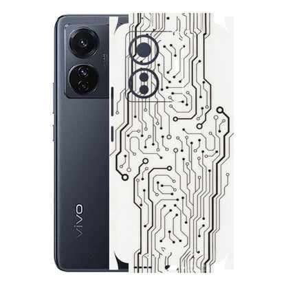 VIVO Z/V/X/T/U/S Series Phone Skins (All Models) - Tech Circuits - Transparent Finish (T-03) Vivo T1 Pro (5G)