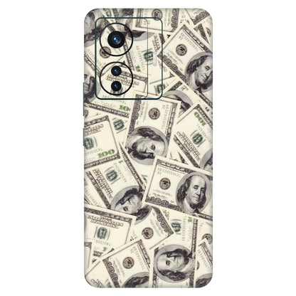 VIVO Z/V/X/T/U/S Series Phone Skins (All Models) - Dollar Lover - Transparent Finish (T-17) Vivo T1 Pro (5G)