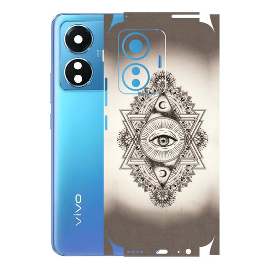 VIVO Z/V/X/T/U/S Series Phone Skins (All Models) - Illuminati Great Eye - Transparent Finish (T-14) Vivo T1