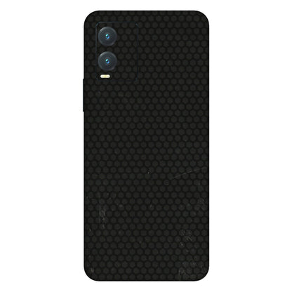 VIVO Z/V/X/T/U/S Series Phone Skins (All Models) - Black honeycomb - 3D Embossed Finish (L-114) Vivo T1X
