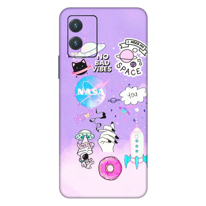 VIVO Z/V/X/T/U/S Series Phone Skins (All Models) - I Need My Nasa Skin - 3D Embossed Finish (L-149) Vivo T1X
