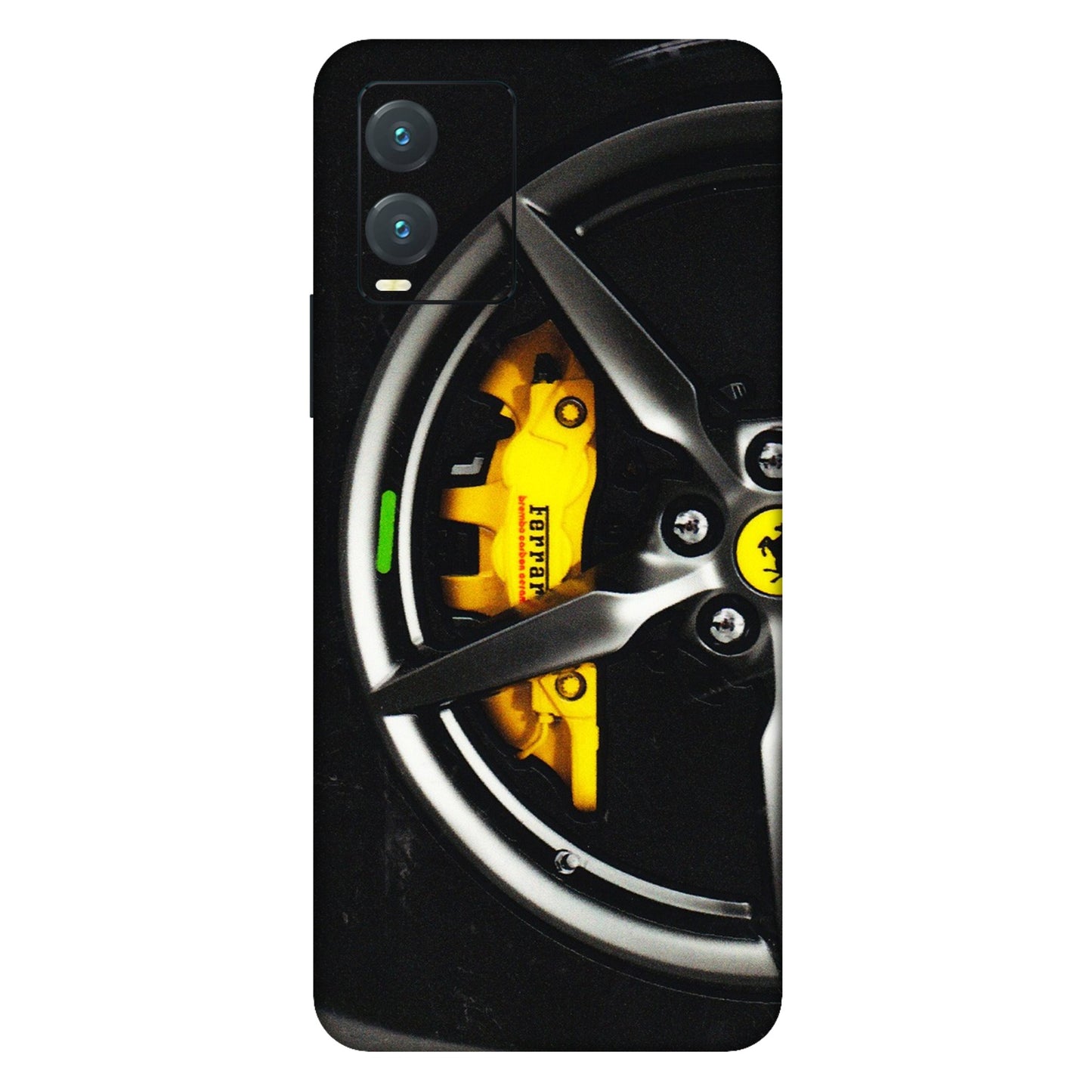VIVO Z/V/X/T/U/S Series Phone Skins (All Models) - Ferrari Wheel Alloy - 3D Embossed Finish (L-173) Vivo T1X