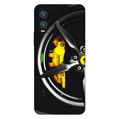VIVO Z/V/X/T/U/S Series Phone Skins (All Models) - Ferrari Wheel Alloy - 3D Embossed Finish (L-173) Vivo T1X