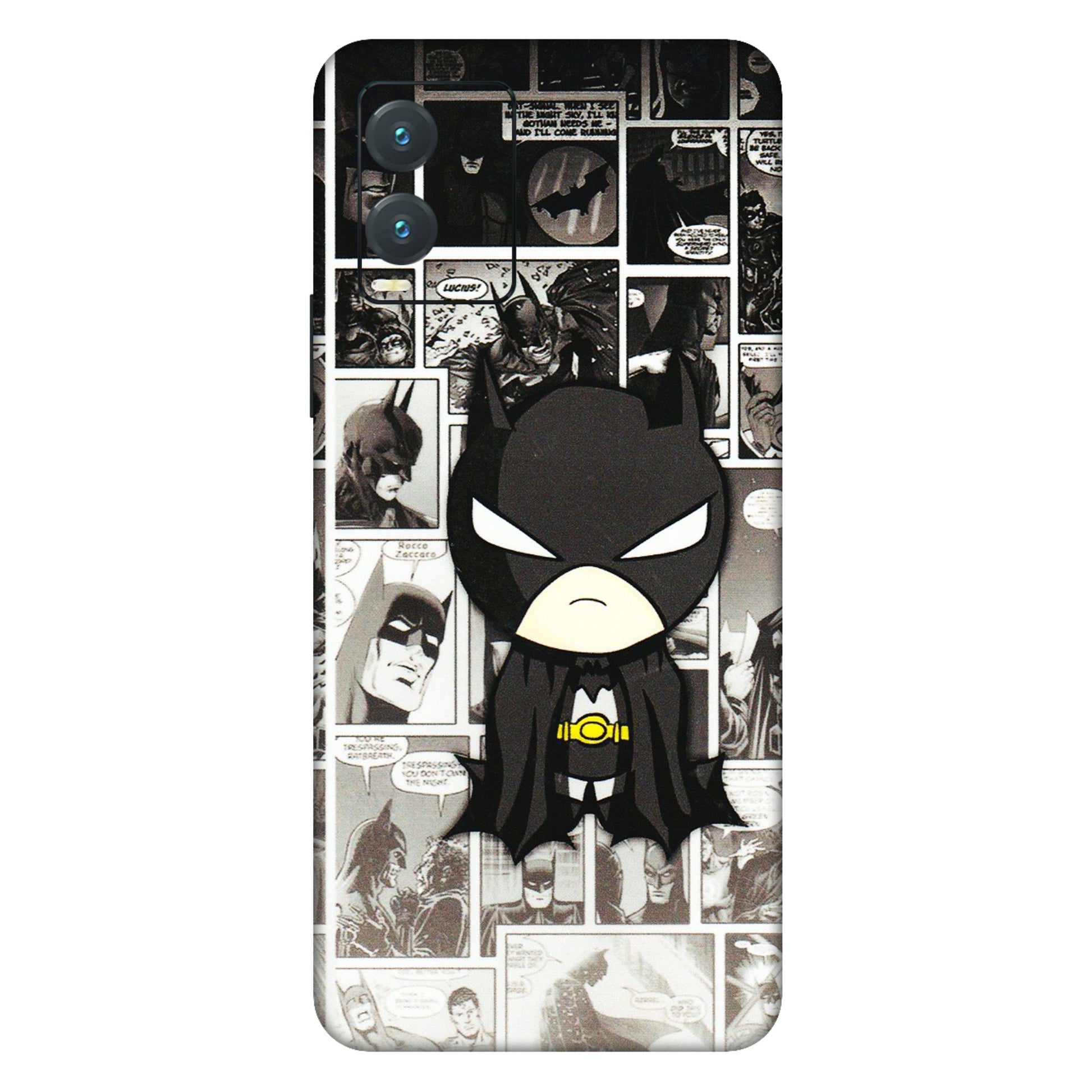 VIVO Z/V/X/T/U/S Series Phone Skins (All Models) - Toon Batman - 3D Embossed Finish (L-182) Vivo T1X