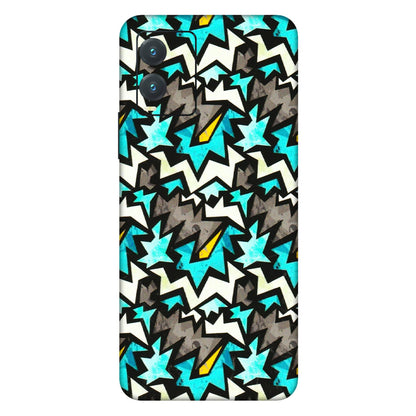 VIVO Z/V/X/T/U/S Series Phone Skins (All Models) - Funky Zig Zag - 3D Embossed Finish (L-223) Vivo T1X