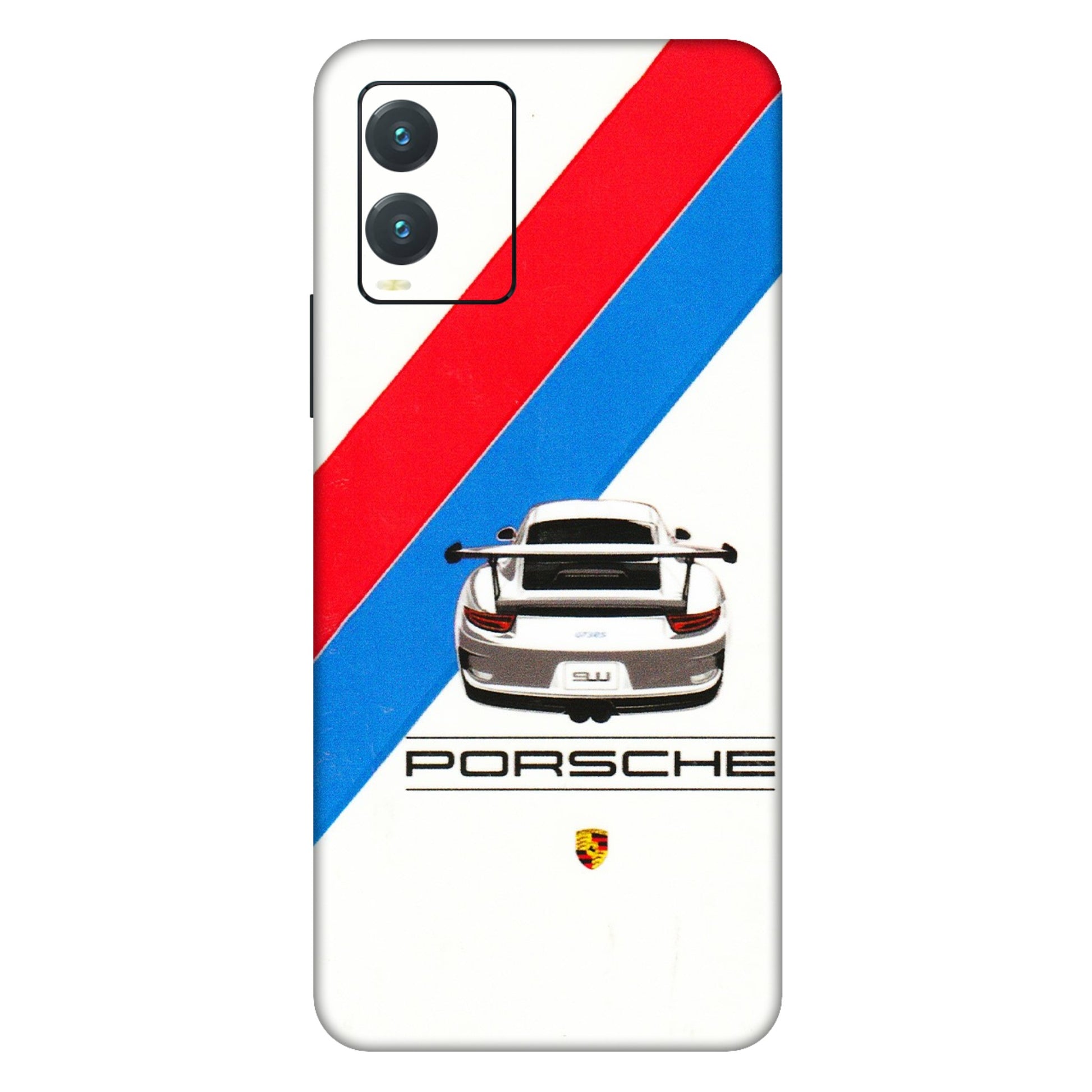VIVO Z/V/X/T/U/S Series Phone Skins (All Models) - Porche Car Sober Logo - 3D Embossed Finish (L-248) Vivo T1X