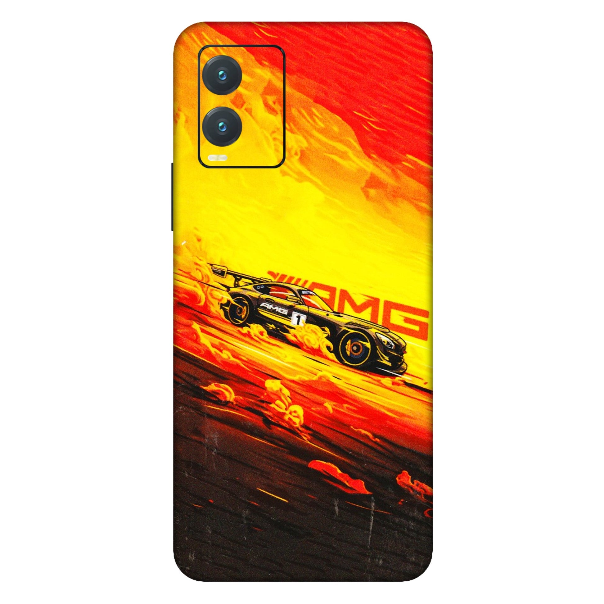 VIVO Z/V/X/T/U/S Series Phone Skins (All Models) - AMG Car Speed Cover - 3D Embossed Finish (L-256) Vivo T1X