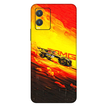 VIVO Z/V/X/T/U/S Series Phone Skins (All Models) - AMG Car Speed Cover - 3D Embossed Finish (L-256) Vivo T1X