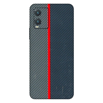 VIVO Z/V/X/T/U/S Series Phone Skins (All Models) - Blue Sober Lines - 3D Embossed Finish (L-305) Vivo T1X