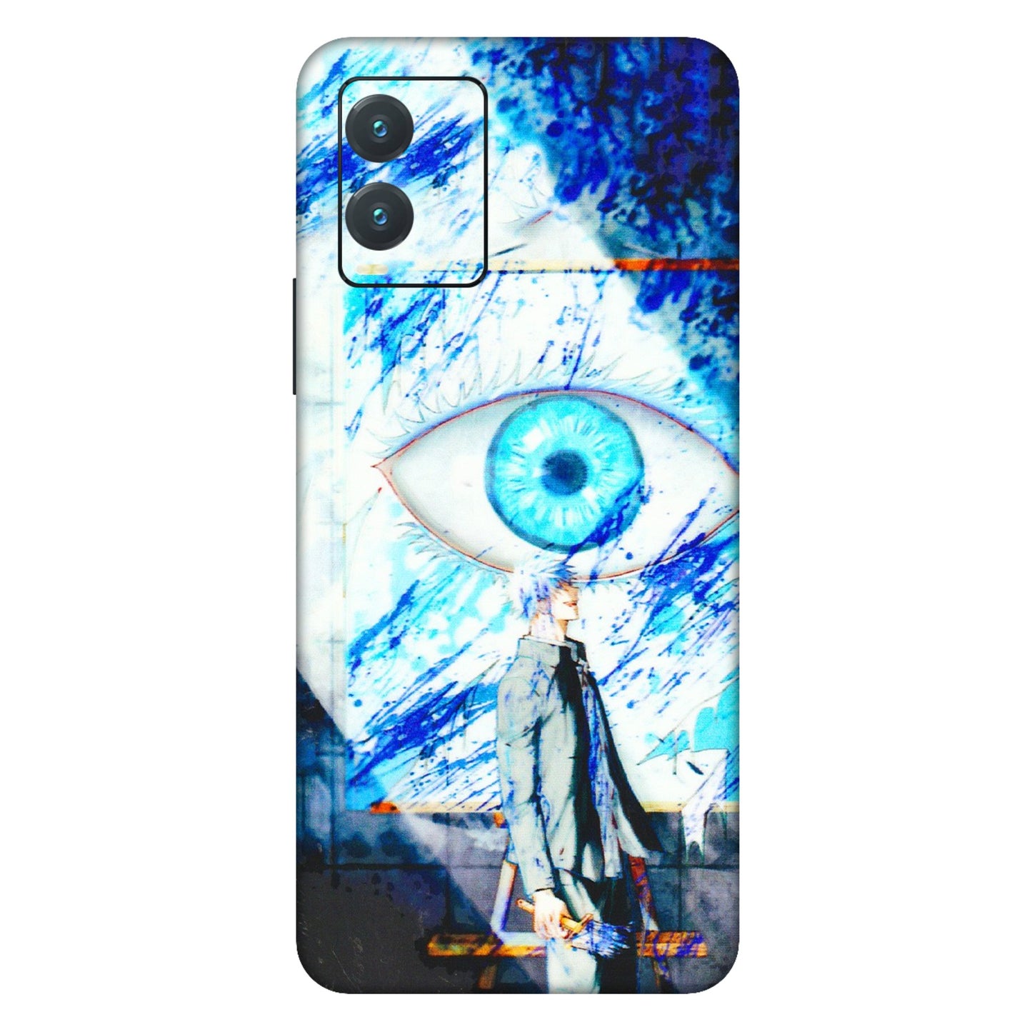 VIVO Z/V/X/T/U/S Series Phone Skins (All Models) - Anime Sea Blue Eye - 3D Embossed Finish (L-318) Vivo T1X