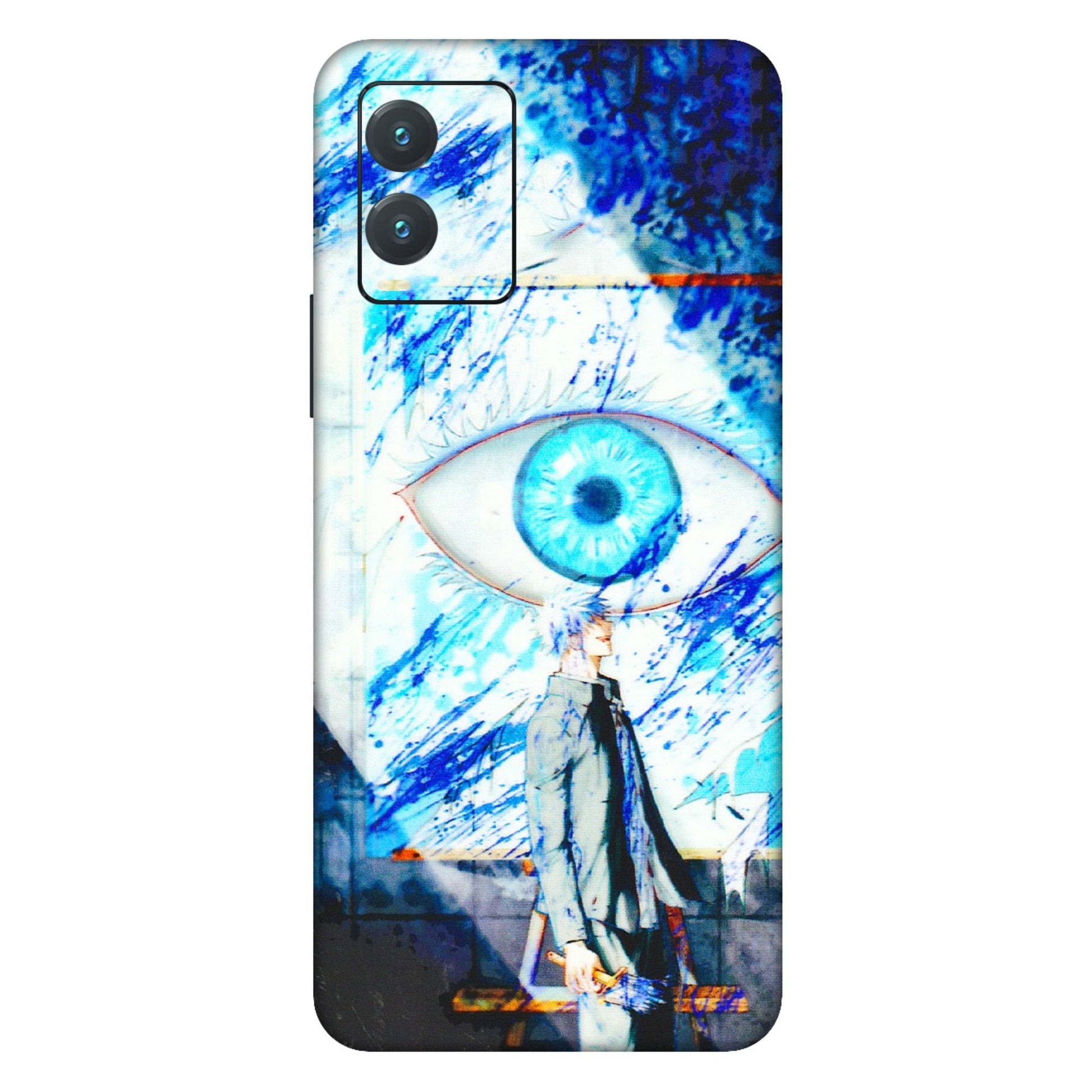 VIVO Z/V/X/T/U/S Series Phone Skins (All Models) - Anime Sea Blue Eye - 3D Embossed Finish (L-318) Vivo T1X