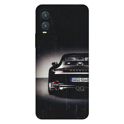 VIVO Z/V/X/T/U/S Series Phone Skins (All Models) - New Black Porsche GT3 - 3D Embossed Finish (L-327) Vivo T1X