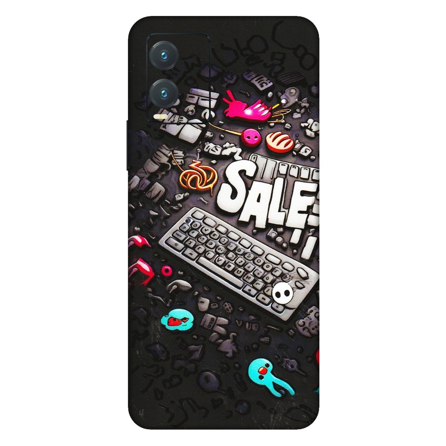 VIVO Z/V/X/T/U/S Series Phone Skins (All Models) - Gadgets Sale - 3D Embossed Finish (L-50) Vivo T1X