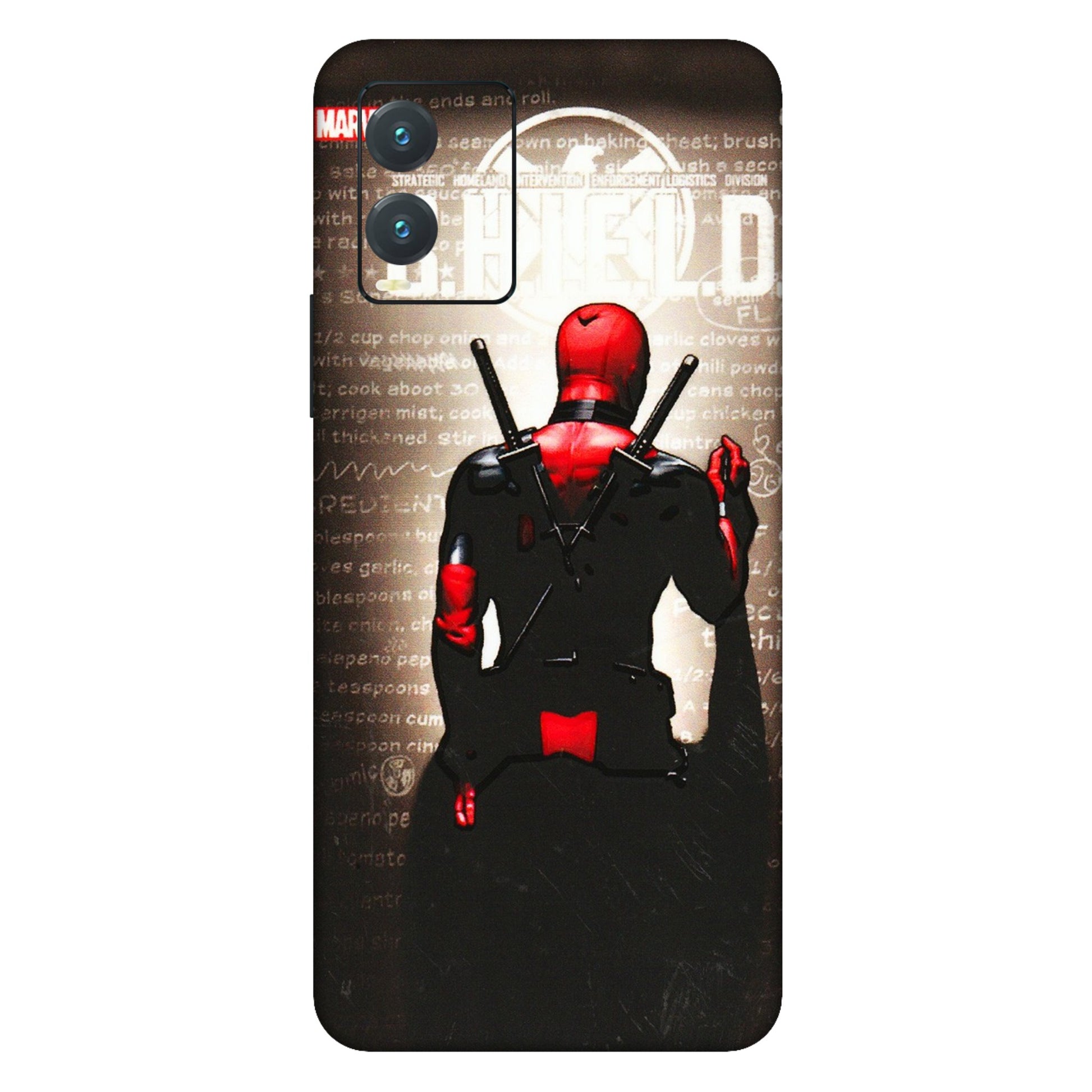 VIVO Z/V/X/T/U/S Series Phone Skins (All Models) - Deadpool - 3D Embossed Finish (L-56) Vivo T1X