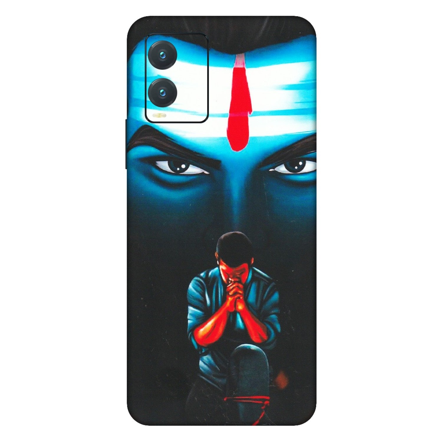 VIVO Z/V/X/T/U/S Series Phone Skins (All Models) - Mahakal Bhakt - Matte Finish (M-112) Vivo T1X