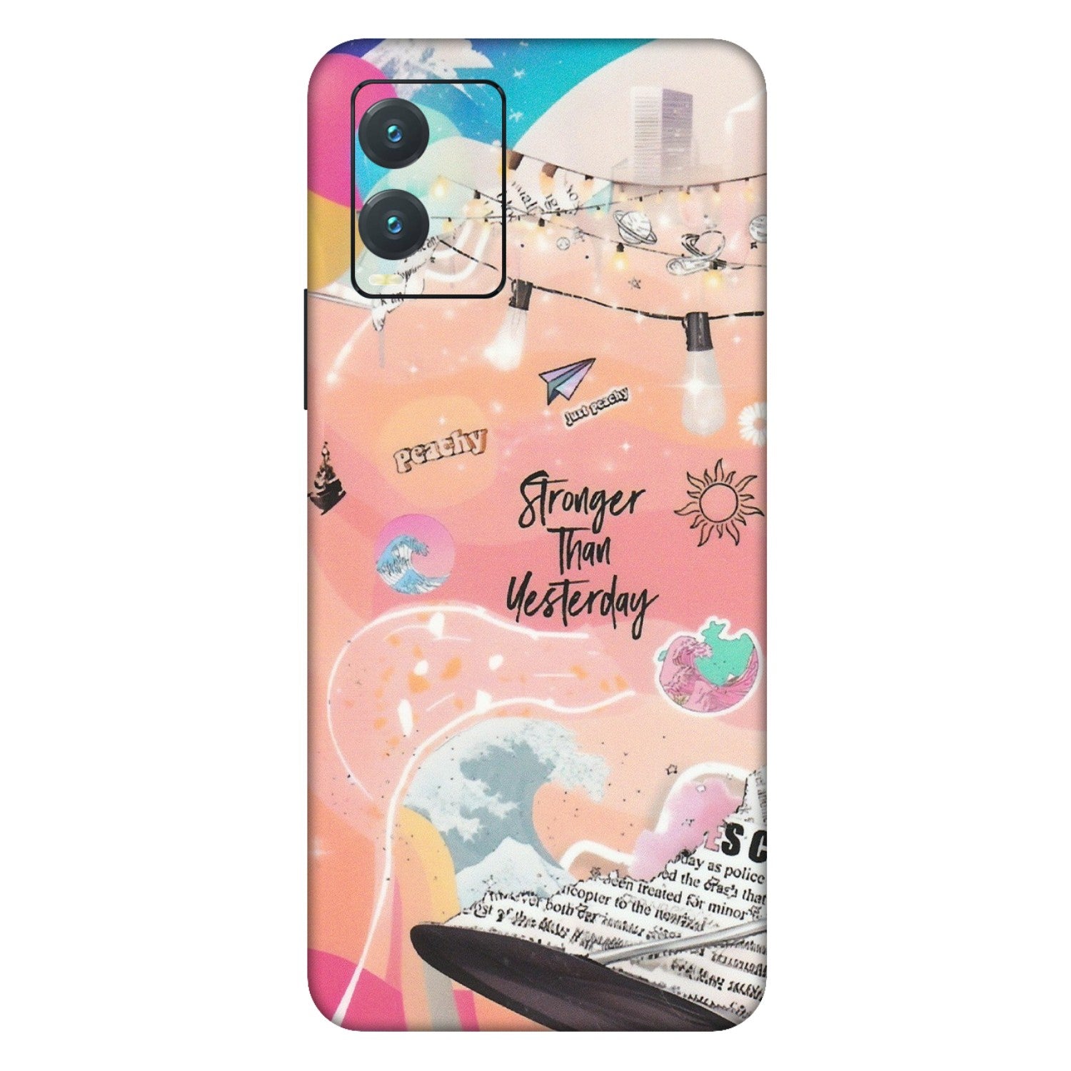 VIVO Z/V/X/T/U/S Series Phone Skins (All Models) - Stronger Then Yesterday - Matte Finish (M-128) Vivo T1X